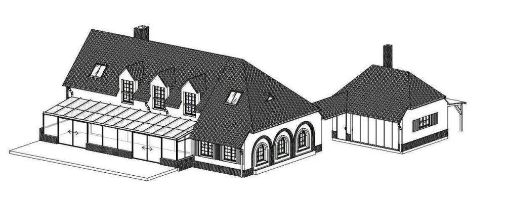 plans d'une maison individuelle au TOUQUET
